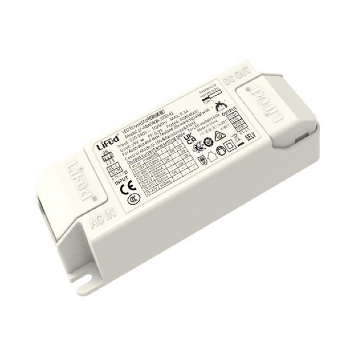 Eurolamp ΤΡΟΦΟΔΟΤΙΚΟ DIMMABLE ΓΙΑ ΦΩΤΙΣΤΙΚΟ PANEL LED 40W 0-10V NO FLICKERING