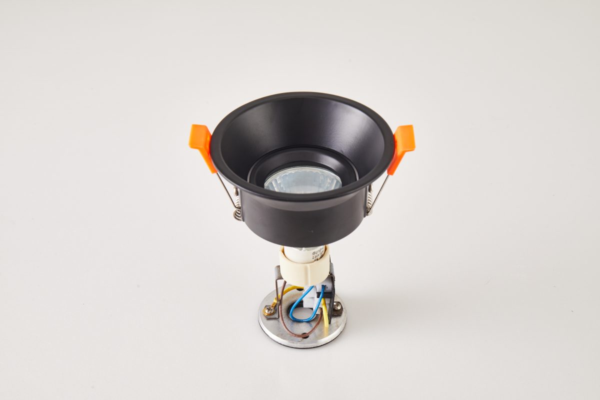 Home Lighting SE-SP-DL-R-BL CARGO SPORLIGHT DOWNLIGHT RECESSED GU10 BLACK FOR HOLE 6.5cm - Image 2