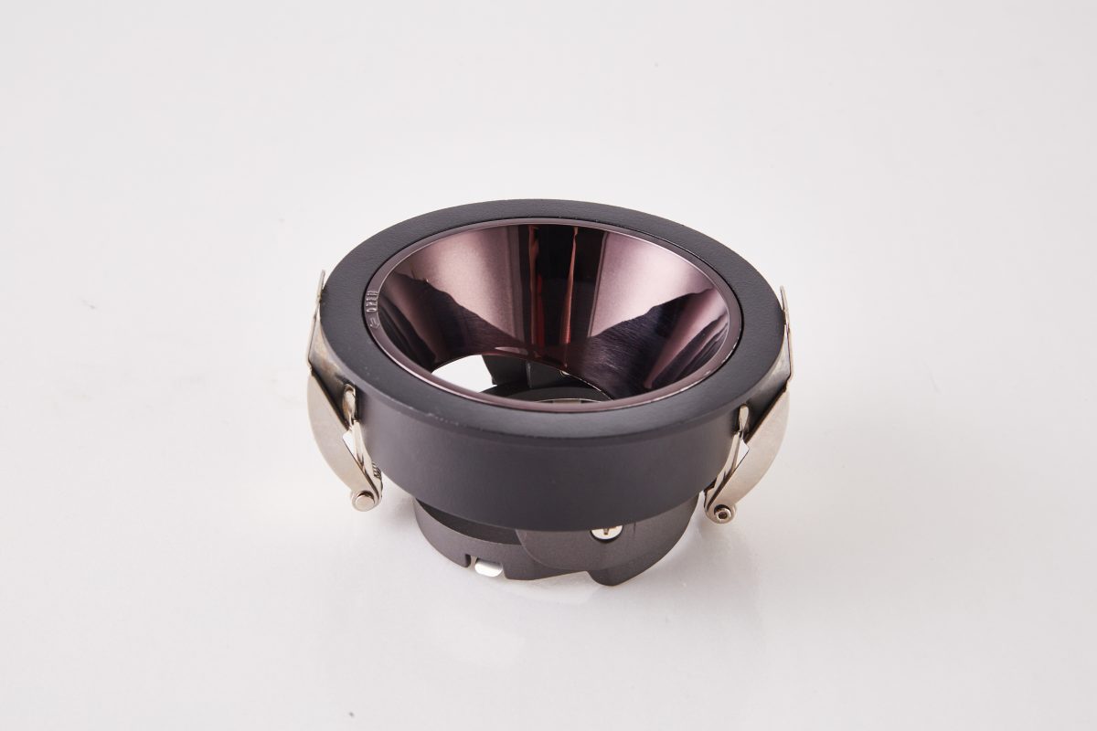 Home Lighting SE-SP-DL-R-BL CIELO SPOTLIGHT DOWNLIGHT RECESSED BLACK GU10 FOR HOLE 7cm - Image 2