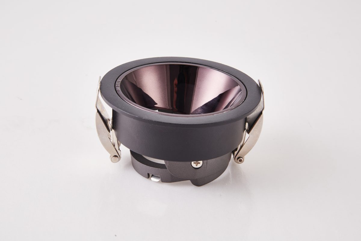 Home Lighting SE-SP-DL-R-BL CIELO SPOTLIGHT DOWNLIGHT RECESSED BLACK GU10 FOR HOLE 7cm - Image 3