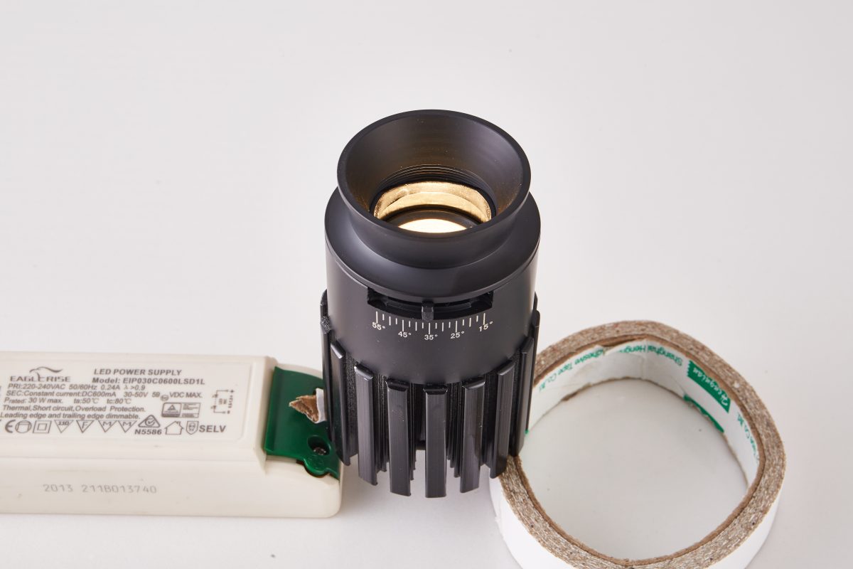 Home Lighting SE-SPL-Z-BL-3K GUSTO SPOT LED ZOMMABLE 20W BLACK 3000K