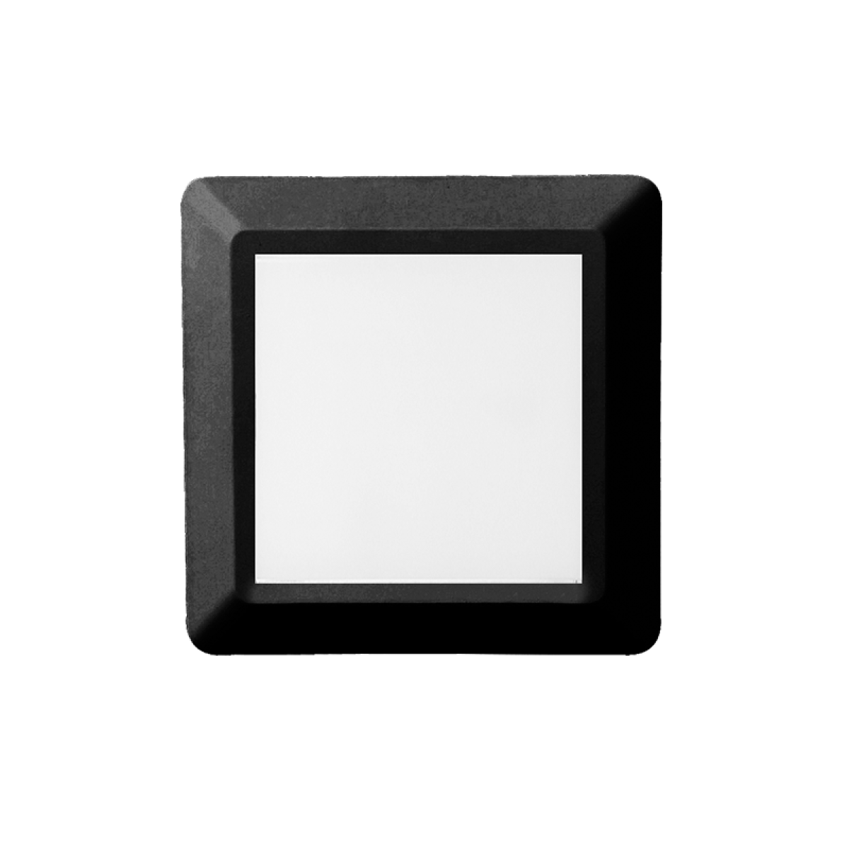 ACA LED WALL SQUARE LUMINAIRE BLACK 230V AC IP65 4W 3000K 270LM RA80