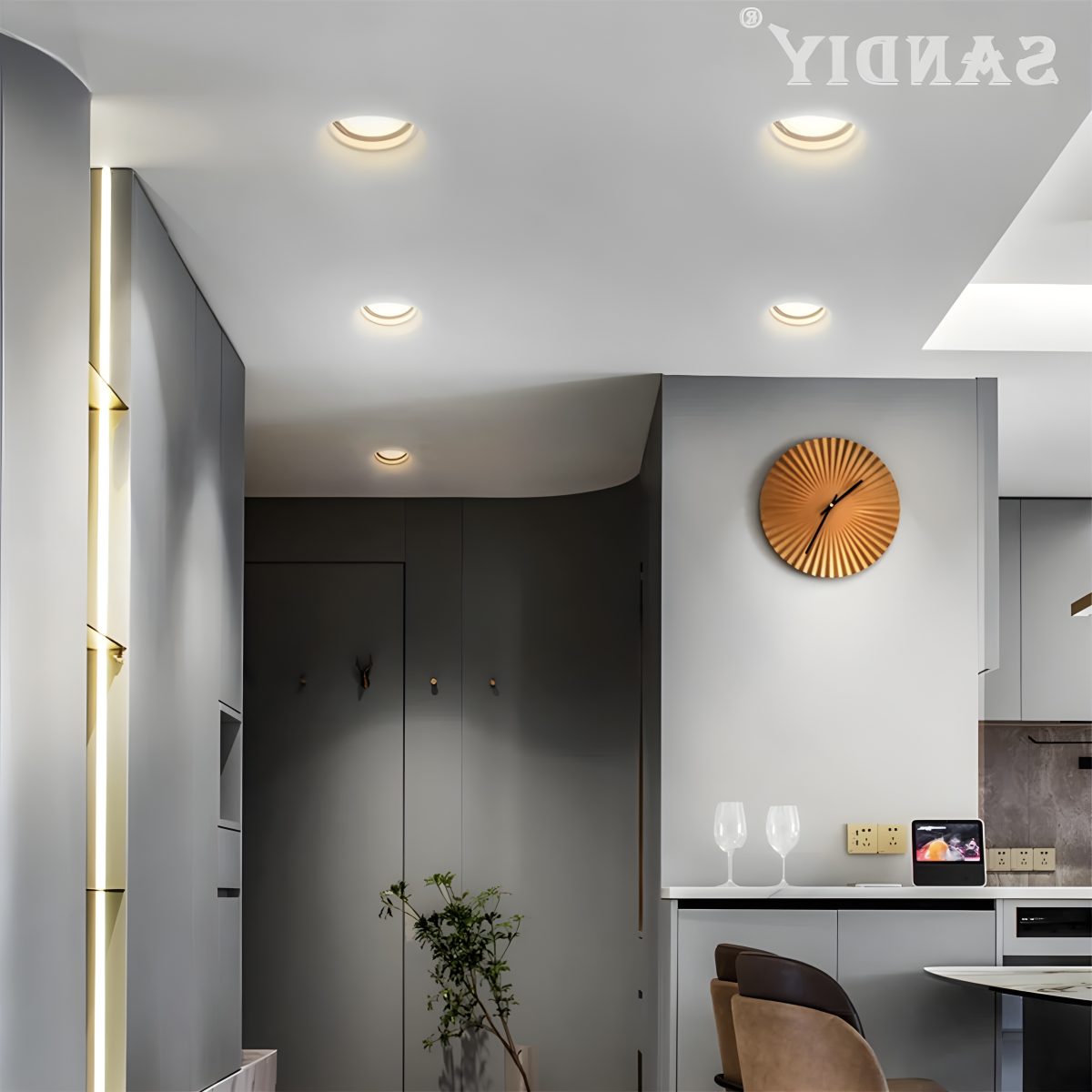 Home Lighting SE-SPG-DL-WH2 YESO SPOT GYPSUM DOWNLIGHT WHITE GU10 - Image 5