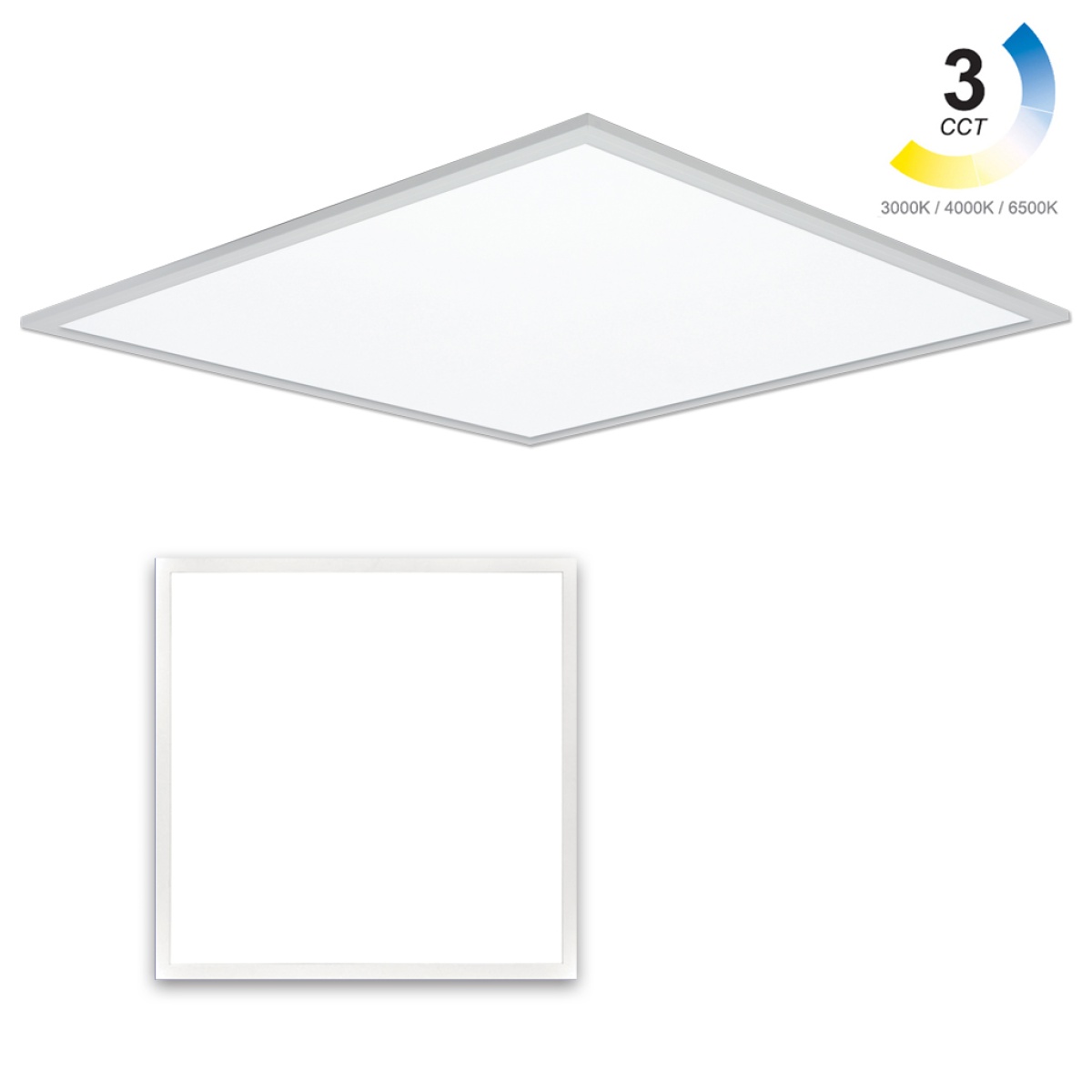 GK Led Panel Band 40W 60X60cm 3000/4000/6000K 3CCT 175-265V 120° Sidelight