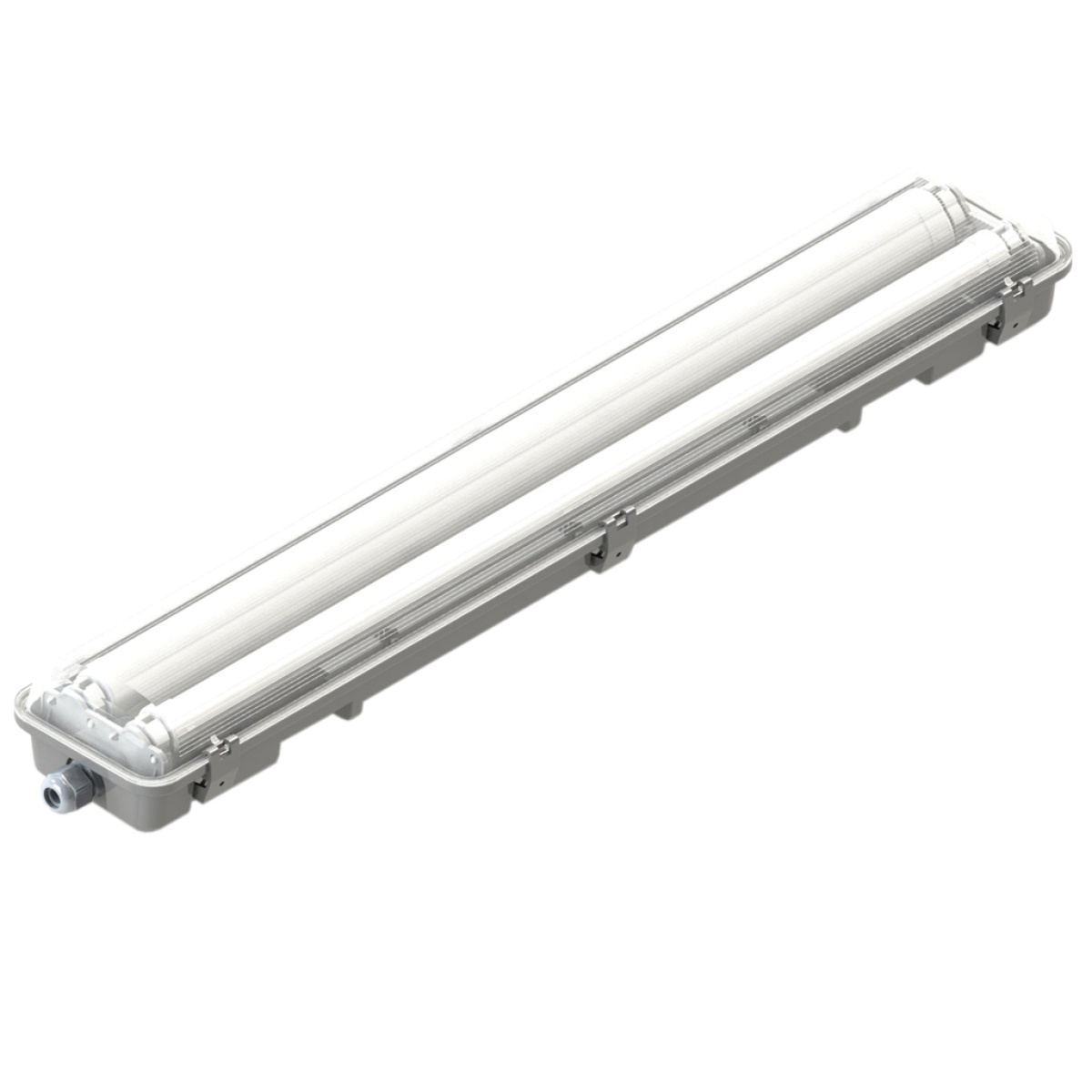 GK Στεγανό φωτιστικό 2x150cm T8 LED 1 Άκρου με ανακλαστήρα IP65