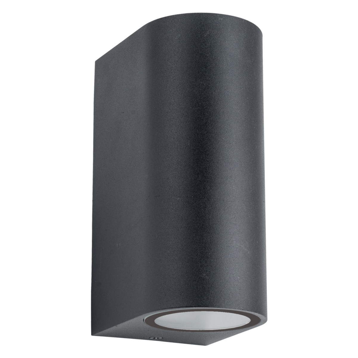 GK Επίτοιχο φωτιστικό Hip 2xGU10 IP44 Ανθρακί max40W h15w6.8d9.2cm