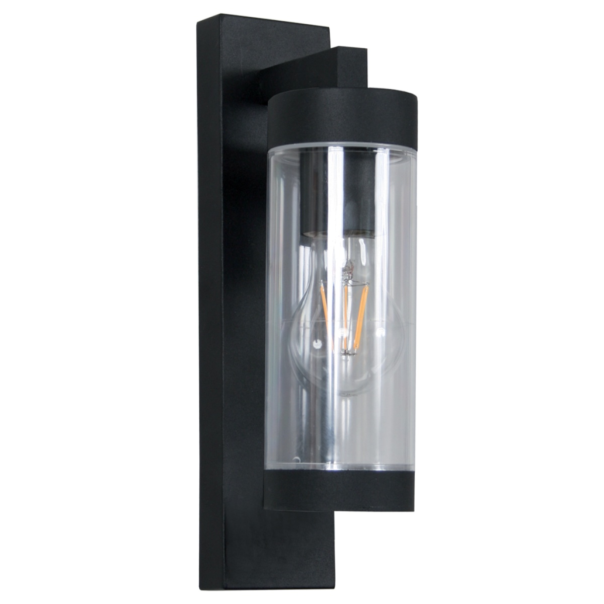 GK Επίτοιχο Φωτιστικό OLD E27 IP44 Μαύρο Max 40W