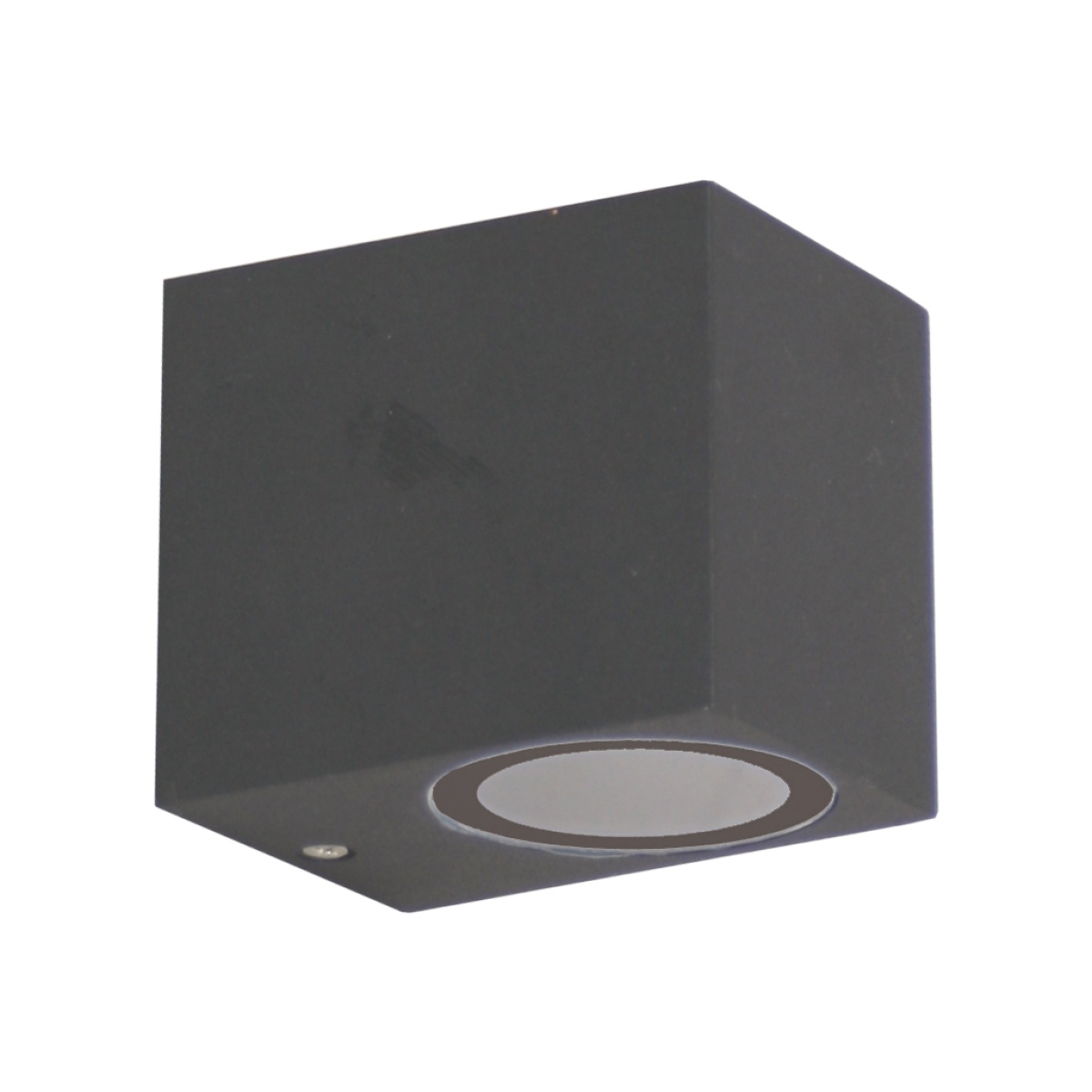 GK Επίτοιχο φωτιστικό Hop GU10 IP44 Ανθρακί max35W h7.7w6.4d9.2cm