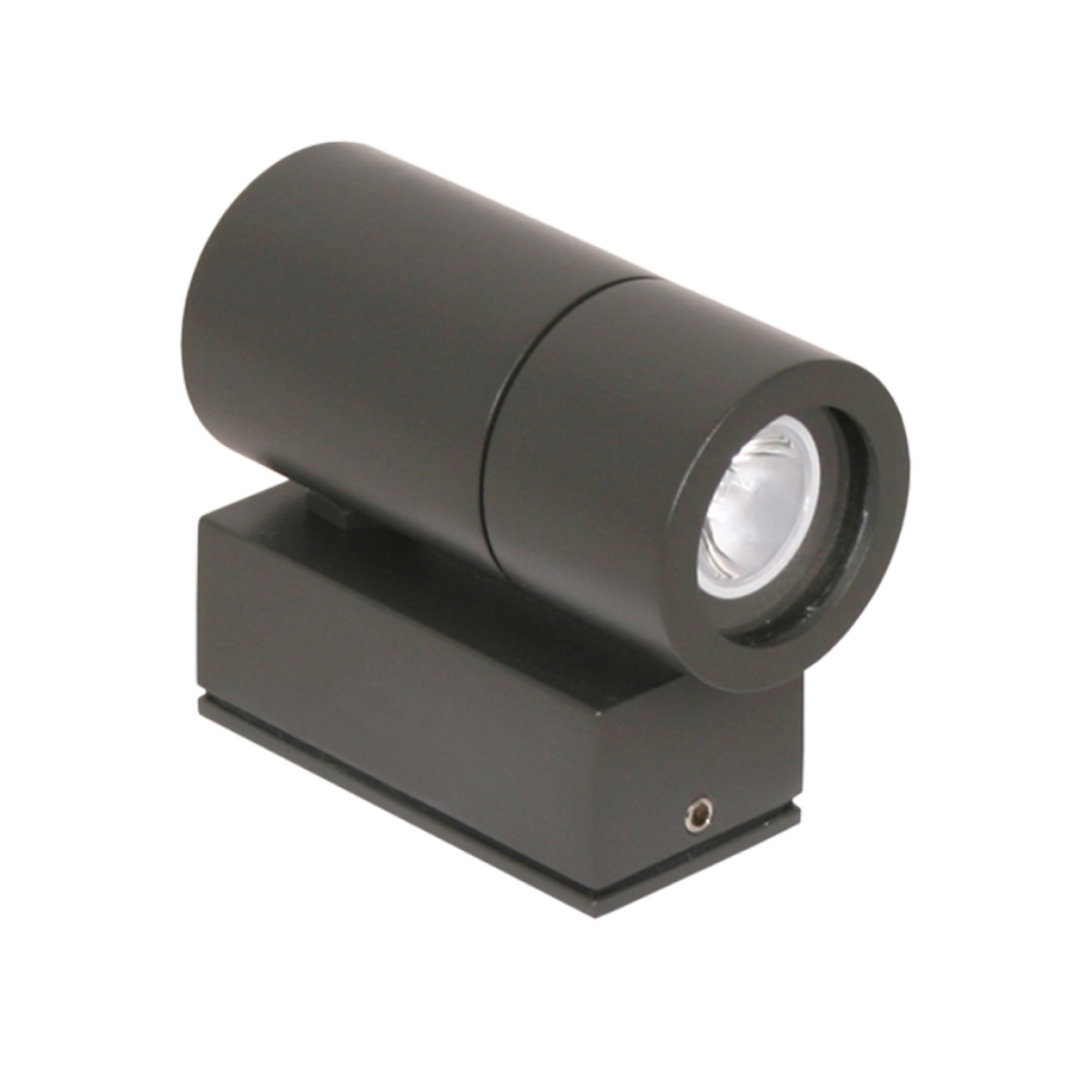 GK Φωτιστικό Mini Led Ανθρακί 3W 3000K 10° IP44 d3.9 h8cm