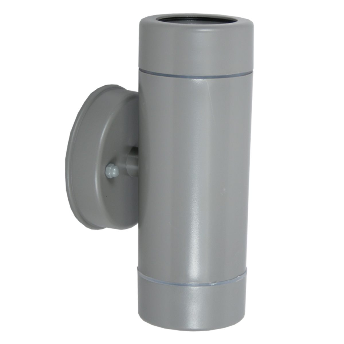 GK Επίτοιχο Φωτιστικό Rod Ασημί 2xGu10 7W IP44