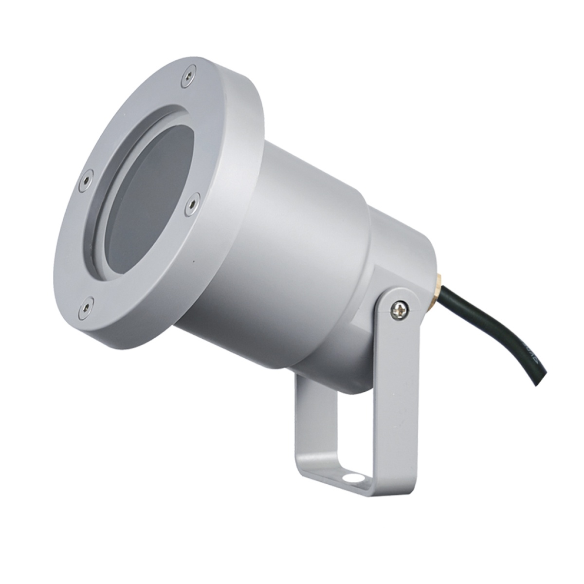 GK Κινητός Προβολέας Flash Ασημί IP65 Gu10  Max 7W Seaside Class ABS-ABS/PC/GLA 30cm 2*0.75mm2 Καλώδιο