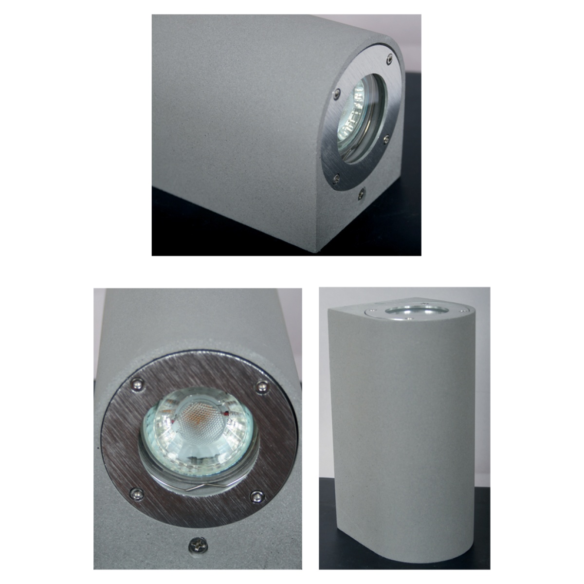 GK Επίτοιχο φωτιστικό Earth Φυσικό τσιμέντο 2xGU10 max2x7W - Image 3