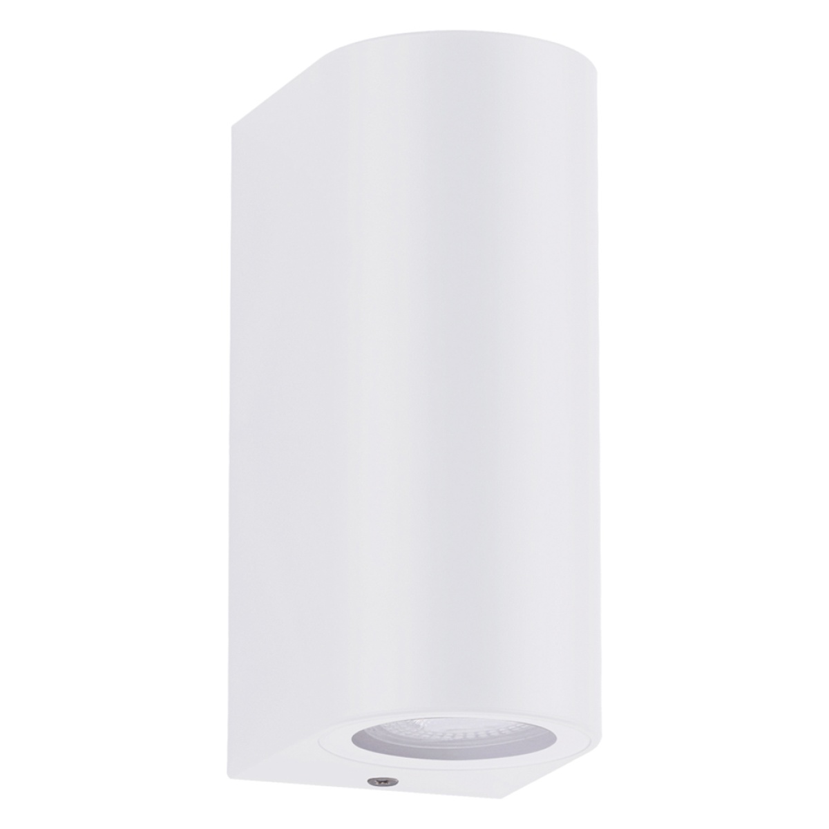 GK Επίτοιχο φωτιστικό Curba Λευκό IP44 GU10 max2Χ7W ABS+PC seaside class h16x7cm
