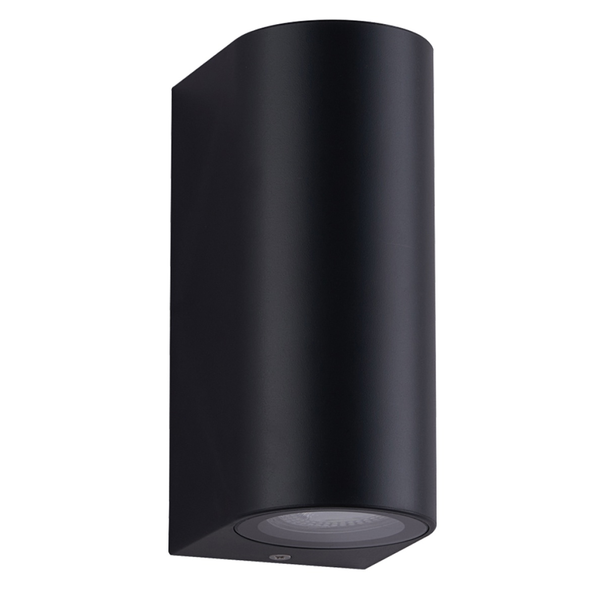 GK Επίτοιχο Φωτιστικό Curba Μαύρο IP44 GU10 max2Χ7W ABS+PC Seaside Class h16x7cm