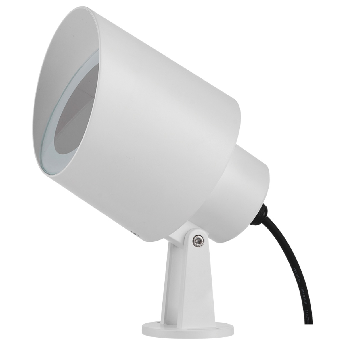 GK Spot Arian Λευκό IP65 GU10-ES-111/E27-PAR-30 MAX 15W seaside class-ABS/PC/GLA 30cm 2*0.75mm2 καλώδιο