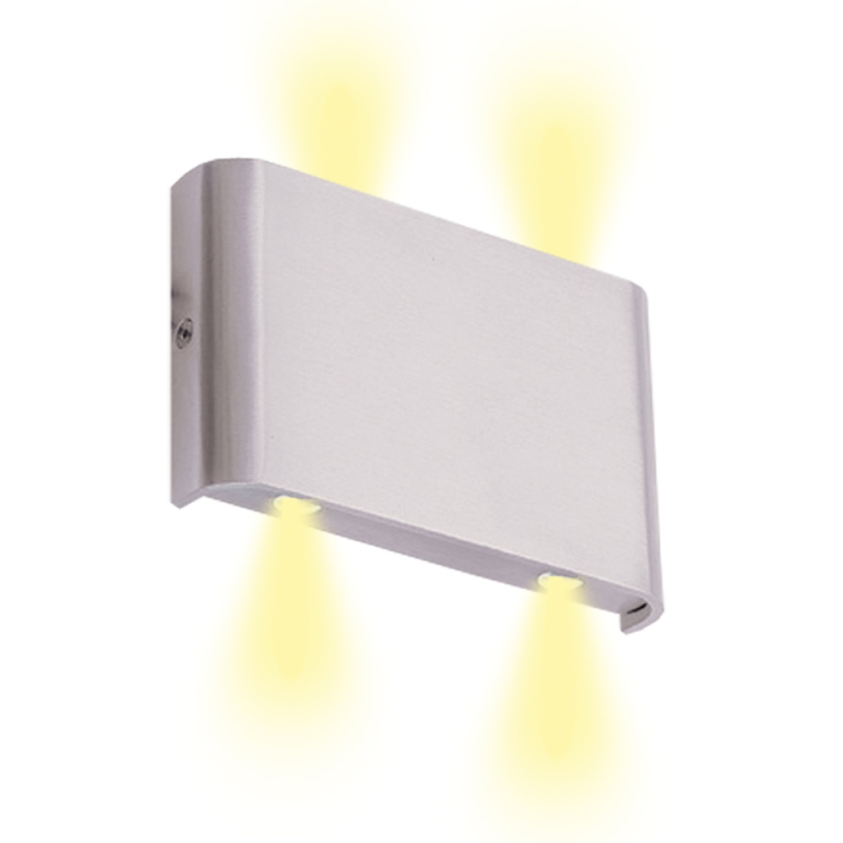 GK Στεγανό φωτιστικό επίτοιχο 4x1W Curve IP54 10° 230V