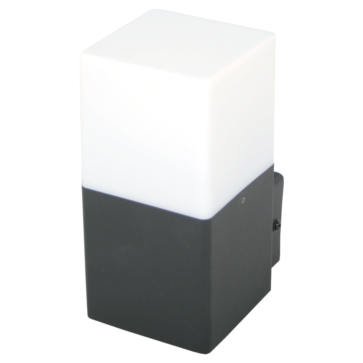 GK Επίτοιχο φωτιστικό Alfa Ανθρακί E27 IP44 MAX 15W LED@