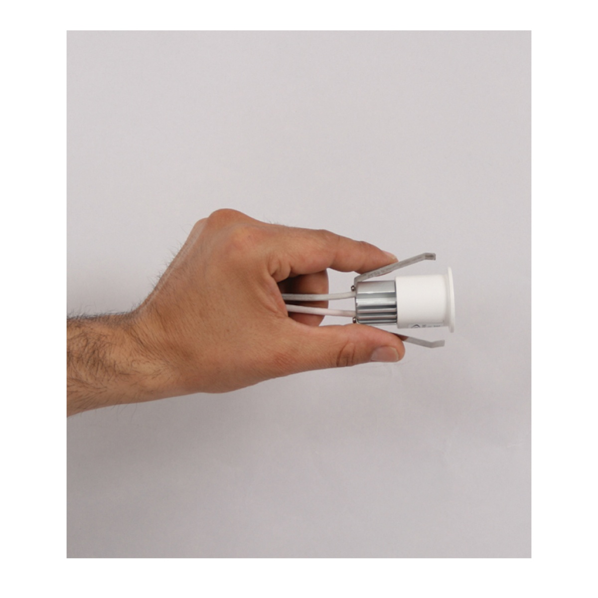 GK Χωνευτό Φωτιστικό Beam Led Mαύρο 3W 3000K 10° IP44 (Xωρίς Tροφοδοτικό) h5.16d3.4cm Κοπή 2.9cm - Image 3