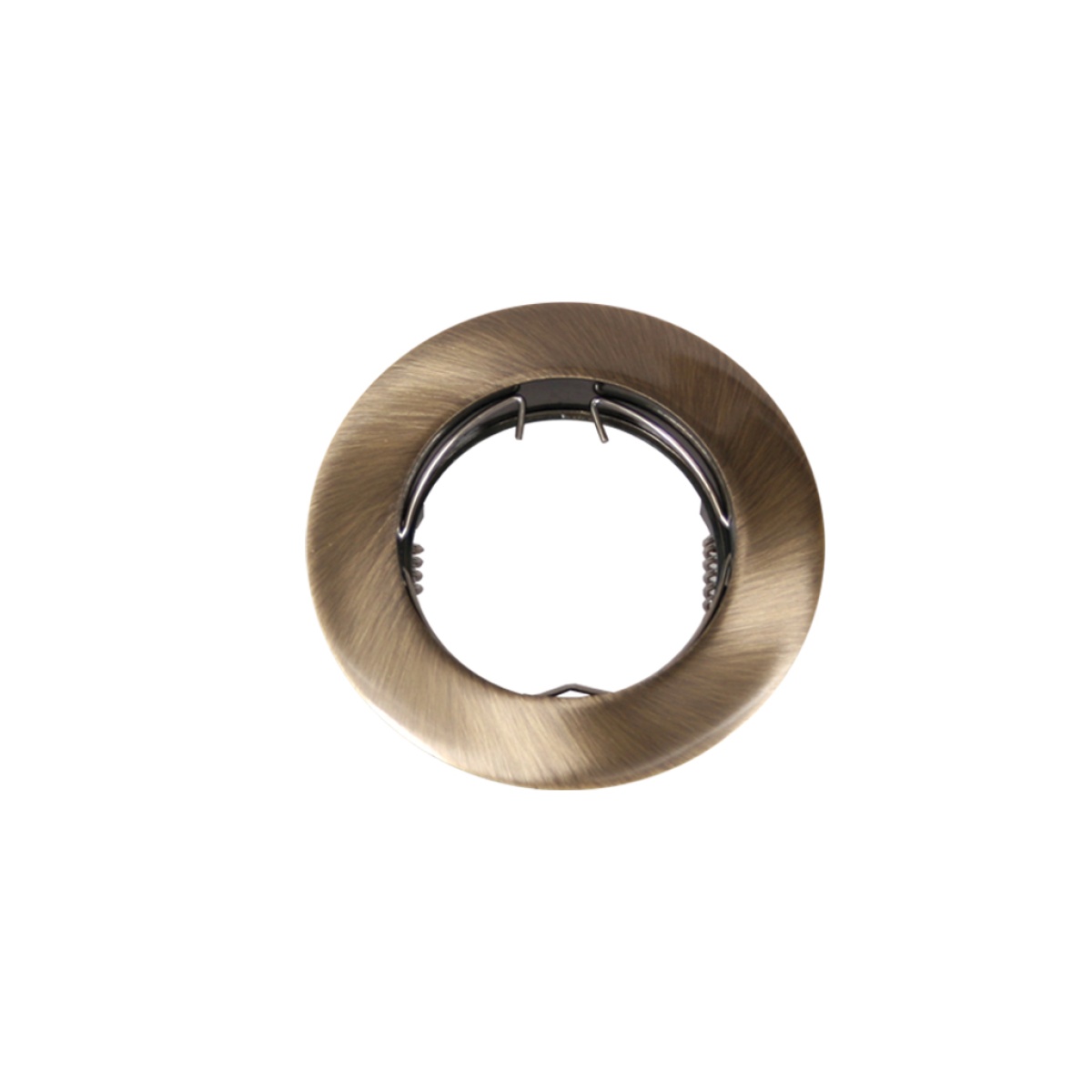 GK Χωνευτό Σταθερό Φωτιστικό Rol 1 Antica Brass GU10  h2.2d8cm Κοπή 5.8cm