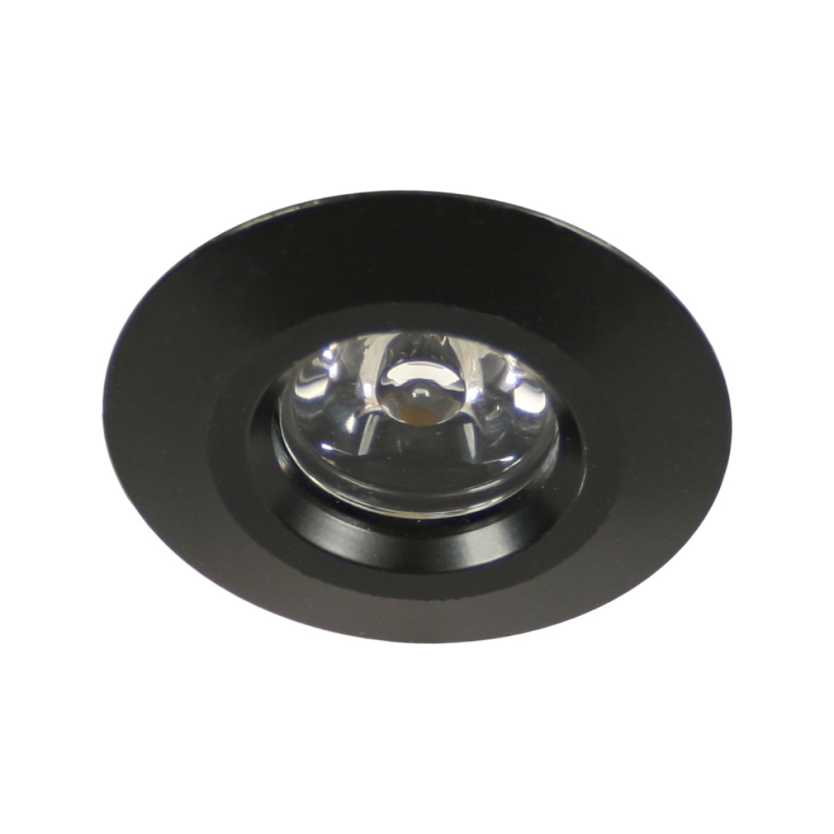 GK Χωνευτό φωτιστικό MOK Μαύρο (Sandy) 3W 4000Κ 25o IP44 CRI>90,250-600mA,3-5V