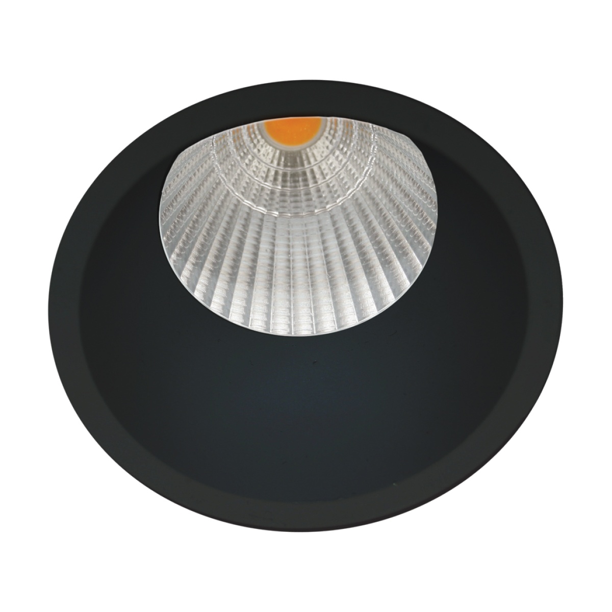 GK Χωνευτό Σποτ DART Μαύρο Sandy 12W 3000K 24° IP44  CRI>90 200-320mA 34-39V LED Dia75*H100mm@@