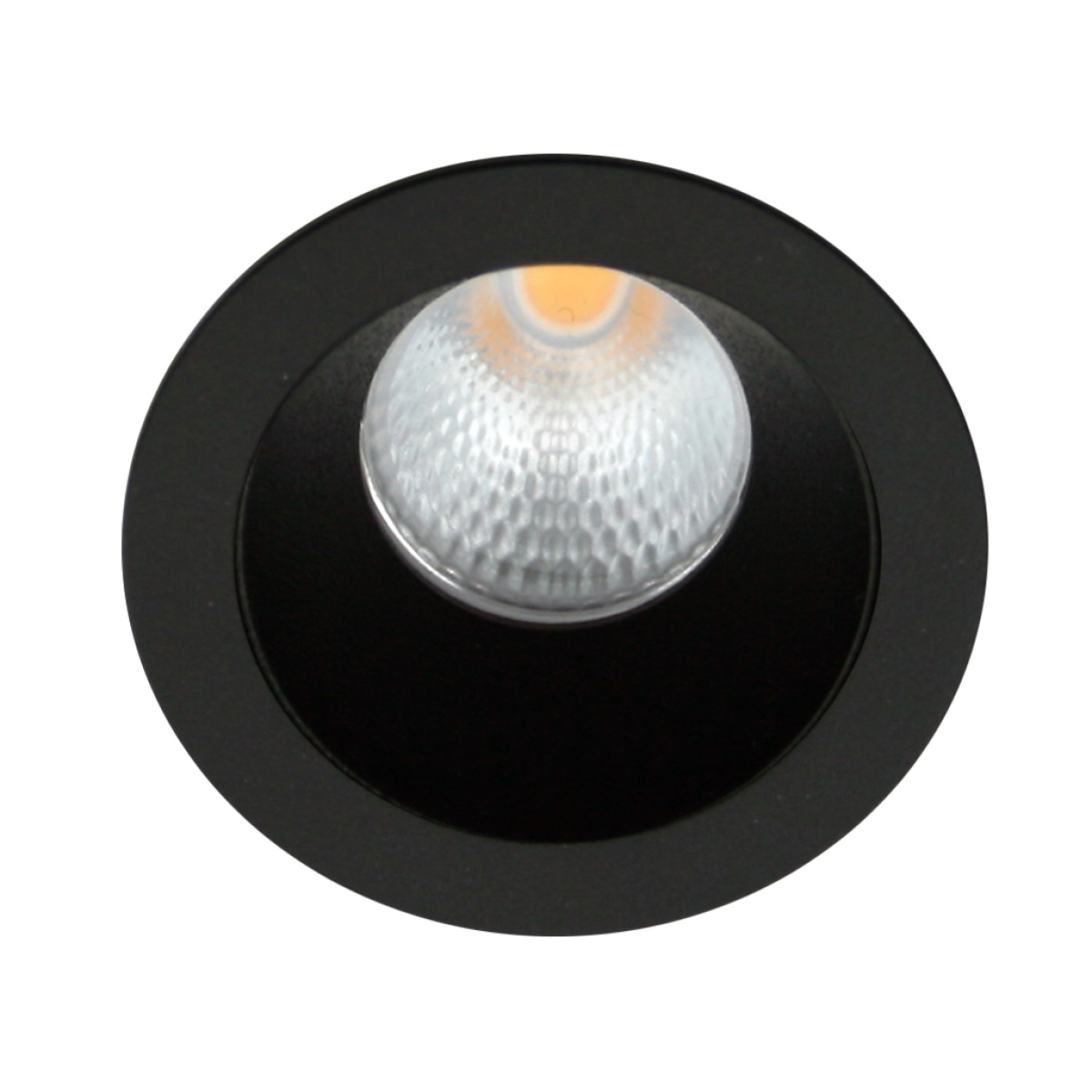 GK Χωνευτό Φωτιστικό Tera Μαύρο 10W 3000K 36° CRI>90 250mA 36V  d3*h9cm Bridgelux Chip 5έτη εγγύηση - Image 3