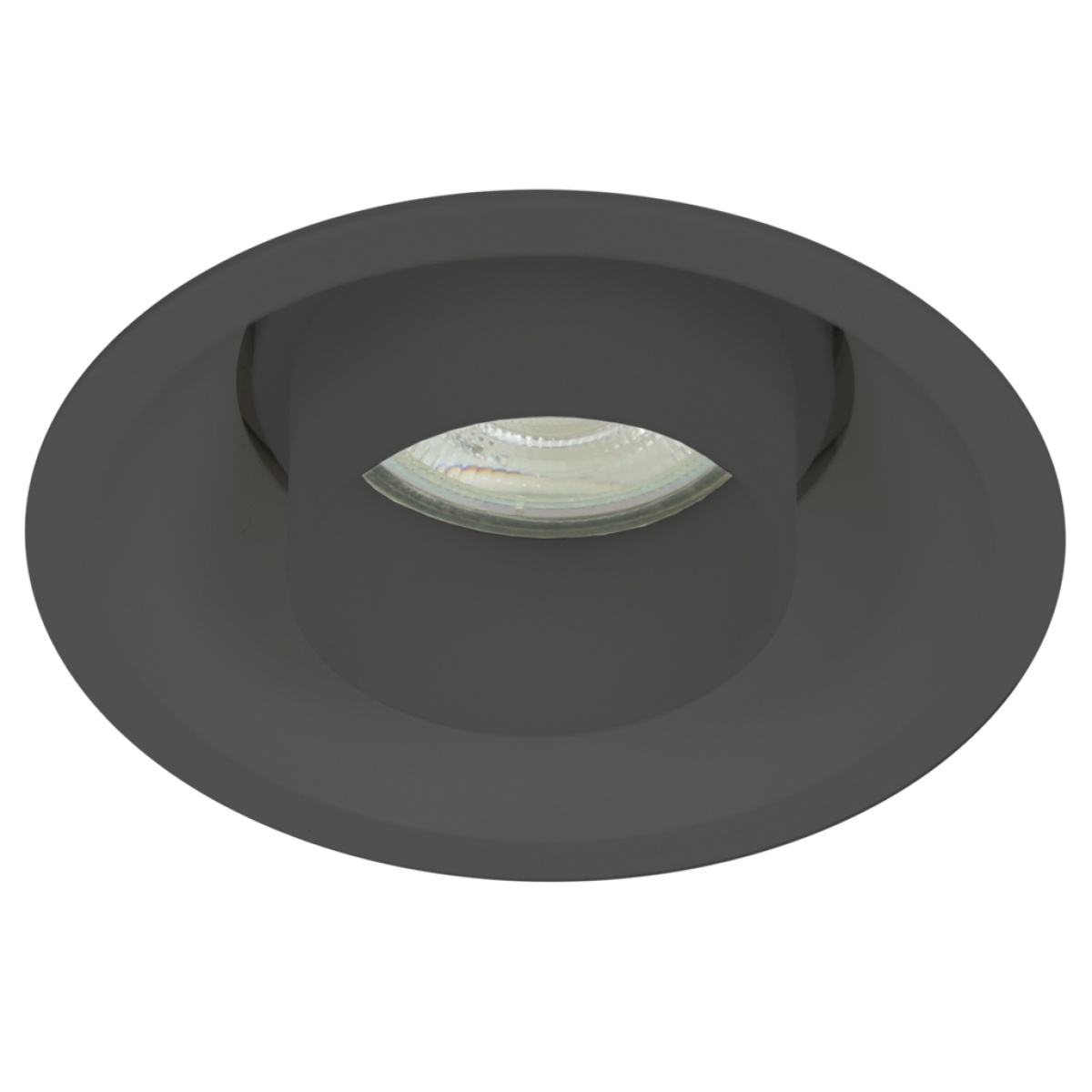 GK Χωνευτό κινητό σποτ Novo 1 GU10 Μαύρο PC Φ93x51mm Seaside Class