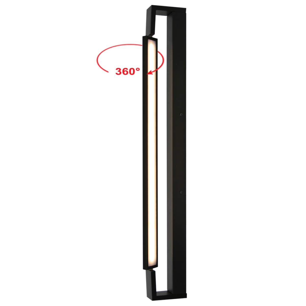 GK Φωτιστικό Led Fino 12W 4000K Black Mat ( Sandy ) IP44 60cm - Image 3