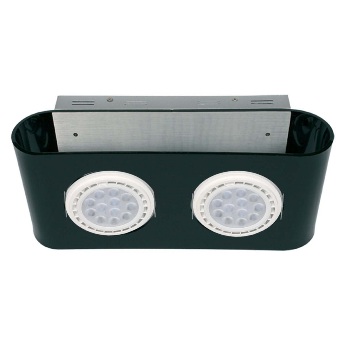 GK Φωτιστικό οροφής Μαύρο 2x50W XC-749-2