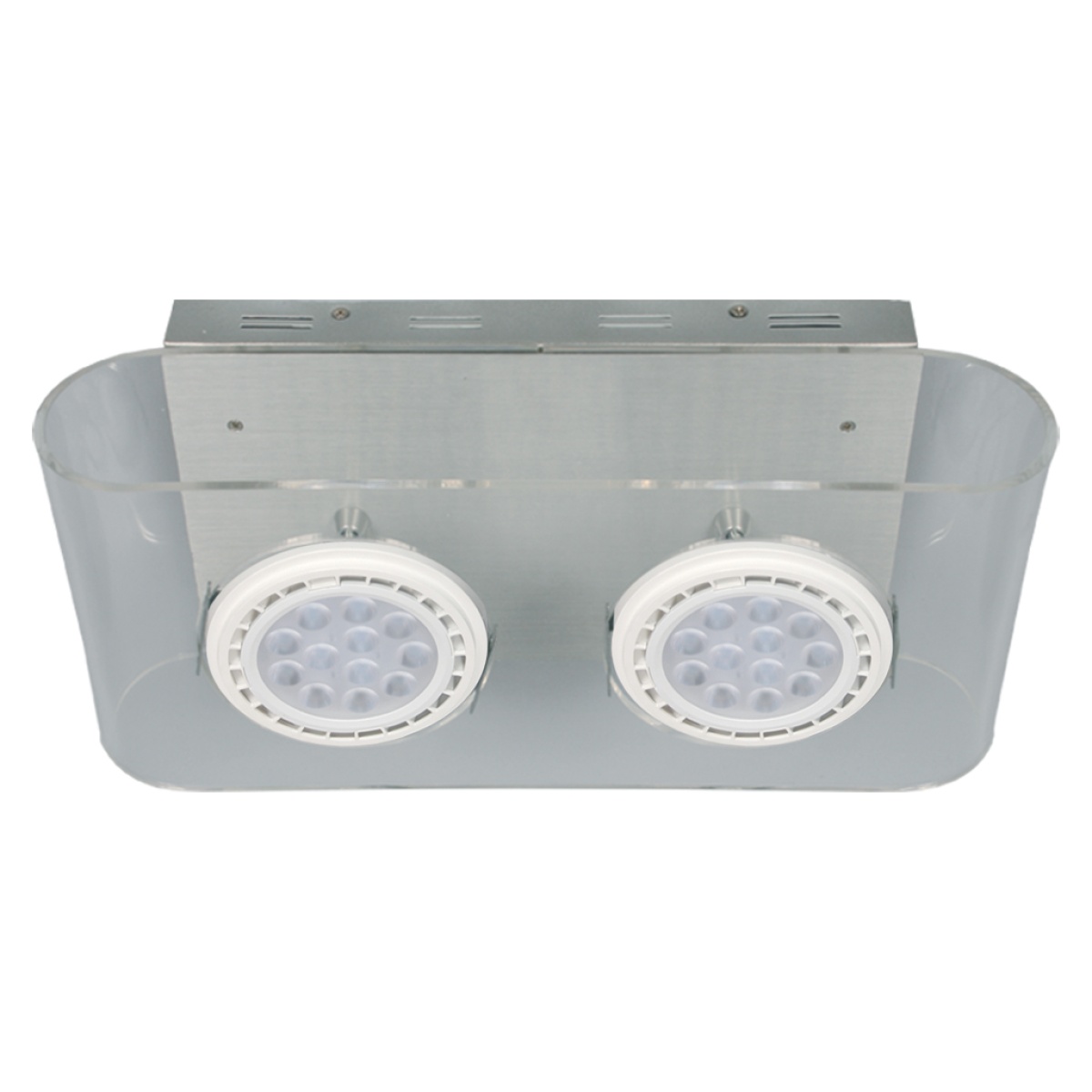 GK Φωτιστικό οροφής Διάφανο 2x50W XC-749-2
