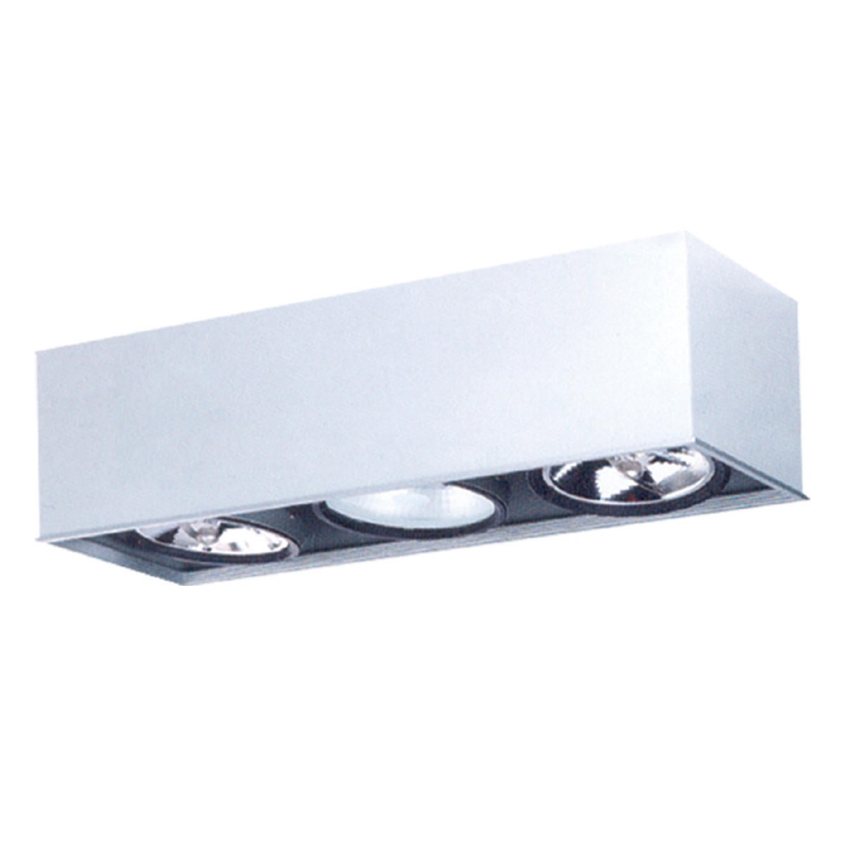 GK Σποτ Οροφής Ασημί 3x50W G53 SEDE 6205