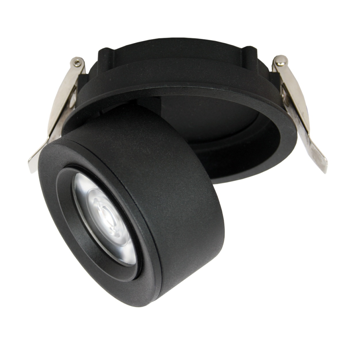 GK Χωνευτό φωτιστικό Mira Led 15W 3000K 15-45° CRI>90 Μαύρο 5 Έτη Εγγύηση 33-35V,135-350mA