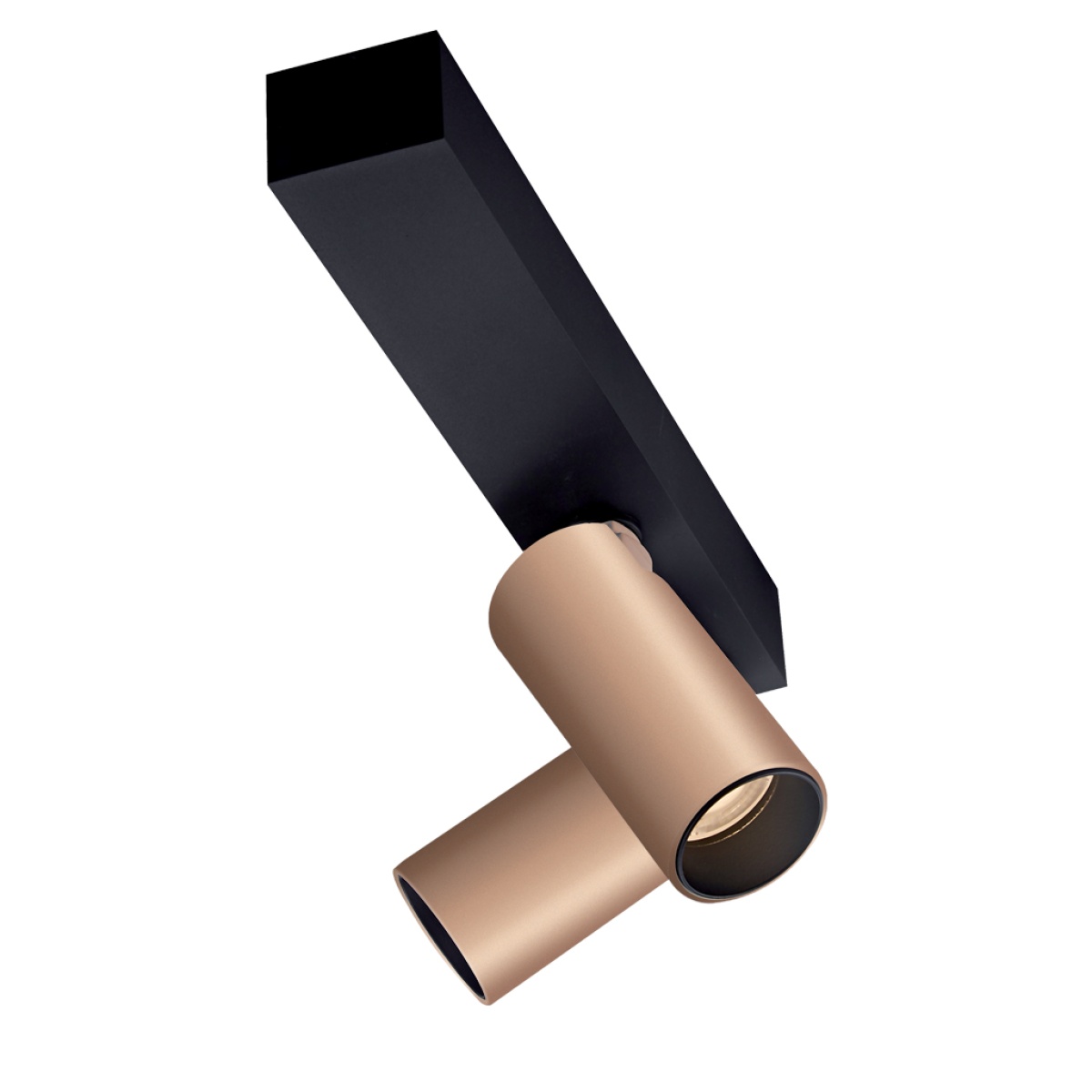GK Φωτιστικό Soho Led Μαύρο-Cooper Gold 10W DIM 3000K 24D CRI>90@