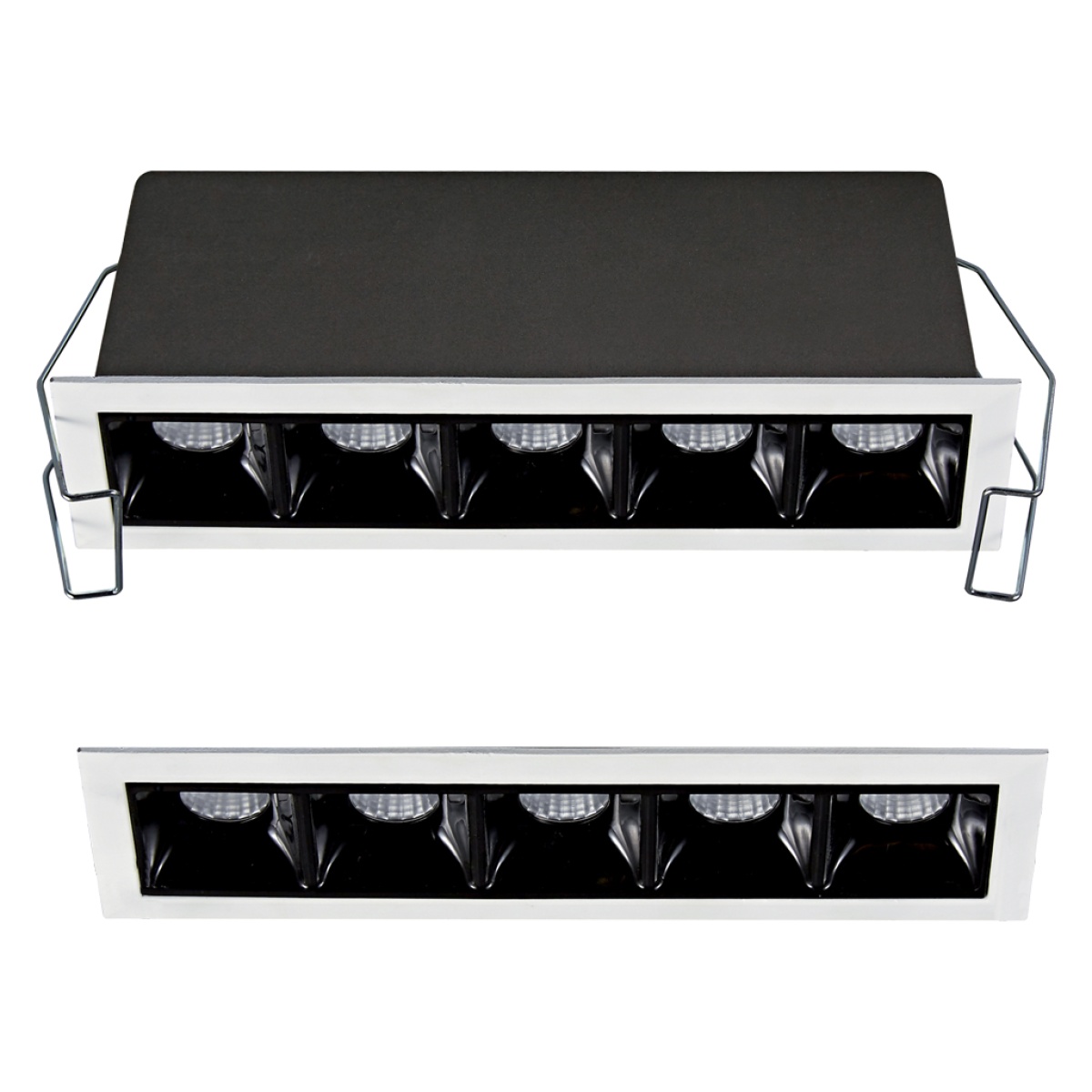 GK Χωνευτό Φωτιστικό Deep Led 10W 3000K 30° CRI>90  χωρίς driver  500-600mA 12-24Vdc Max 5έτη εγγύηση
