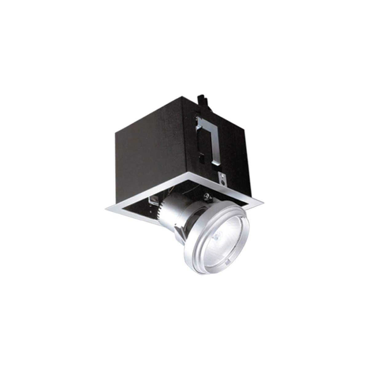 GK Φωτιστικό χωνευτό HQI 150W Ασημί XF-001 AB