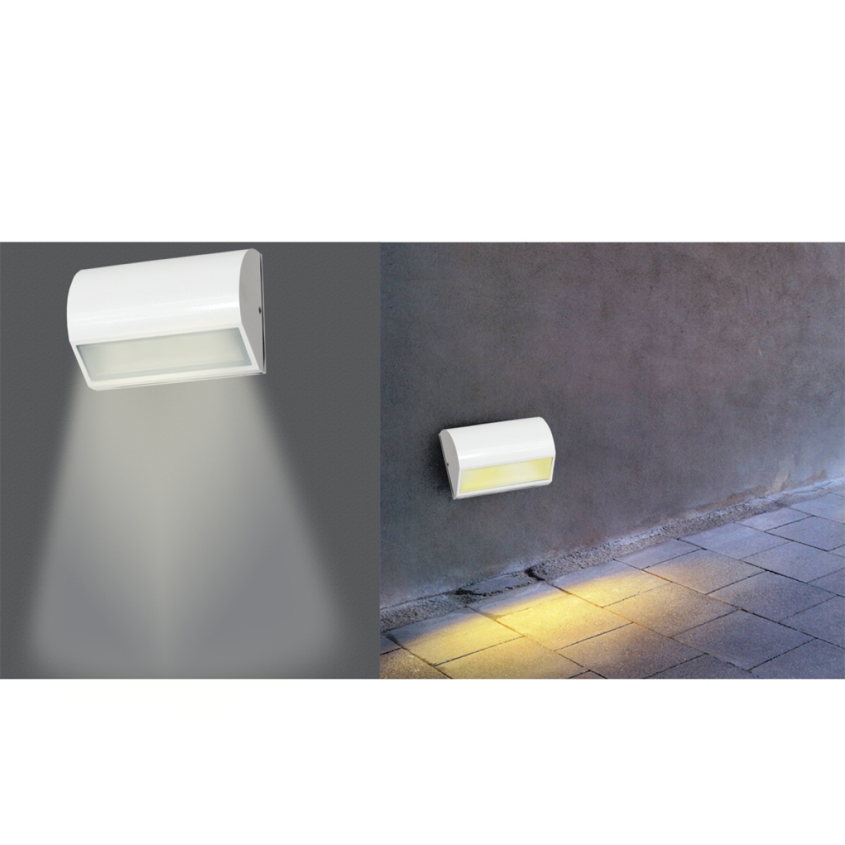 GK Φωτιστικό Wall Led Λευκό 3x1W 3000K IP44@ - Image 3