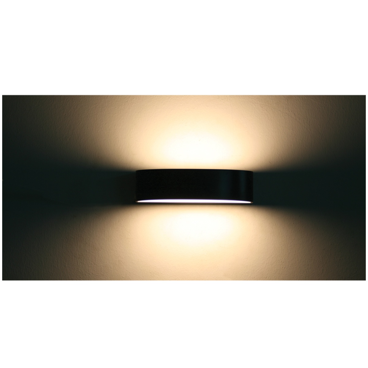 GK Επίτοιχο φωτιστικό Zip Ανθρακί Led 8W 3000K IP65 Seaside class-ABS/PC - Image 3