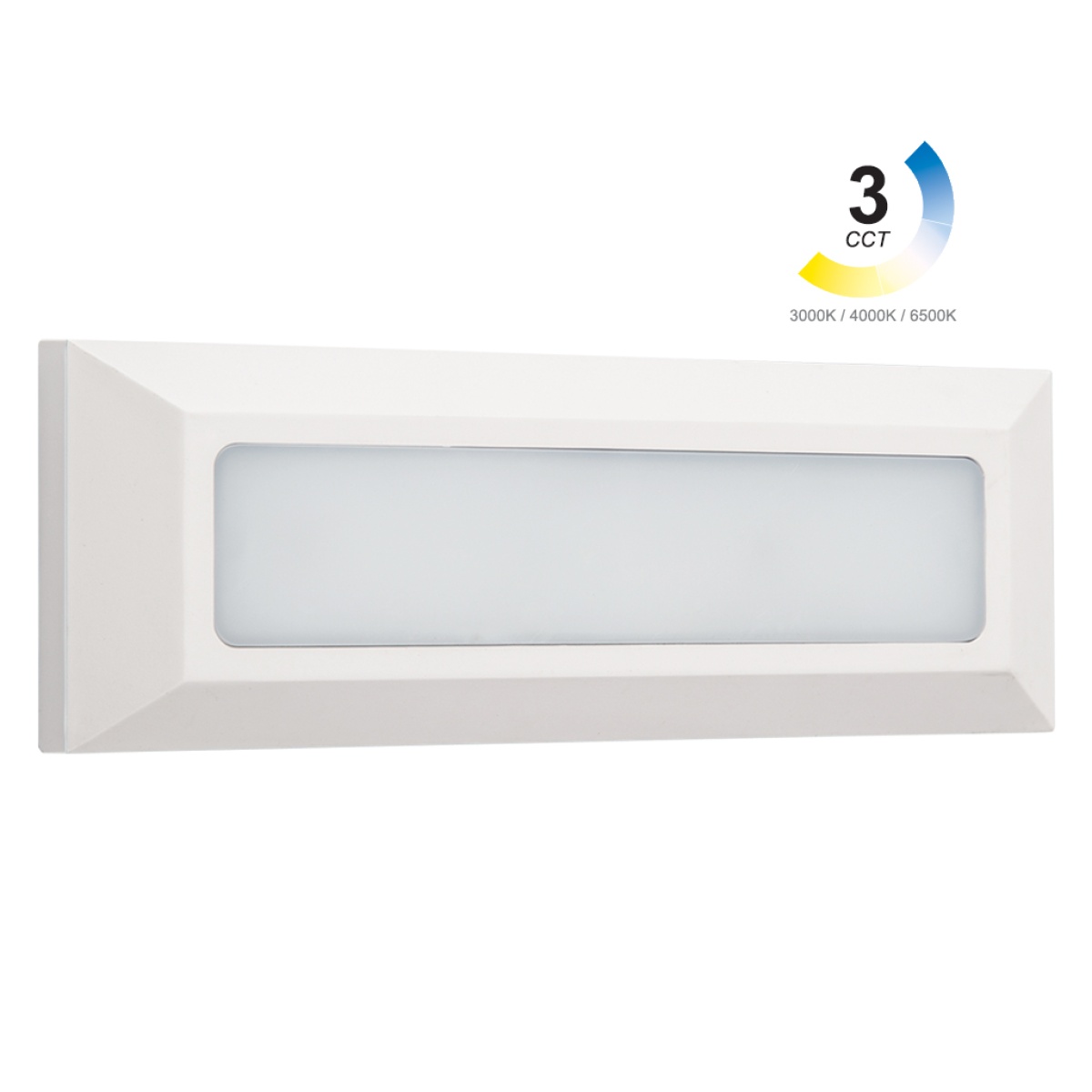 GK Φωτιστικό Cern LED 4W CCT Change 3000/4000/6500K IP65 Λευκό