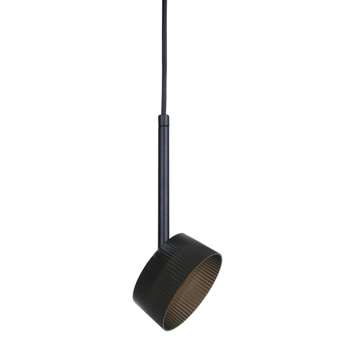 GK Κρεμαστό Φωτιστικό Nest Led 12W 3000K Μαύρο IP65  d11h20cm με καλώδιο 1.8m 230V - Image 3