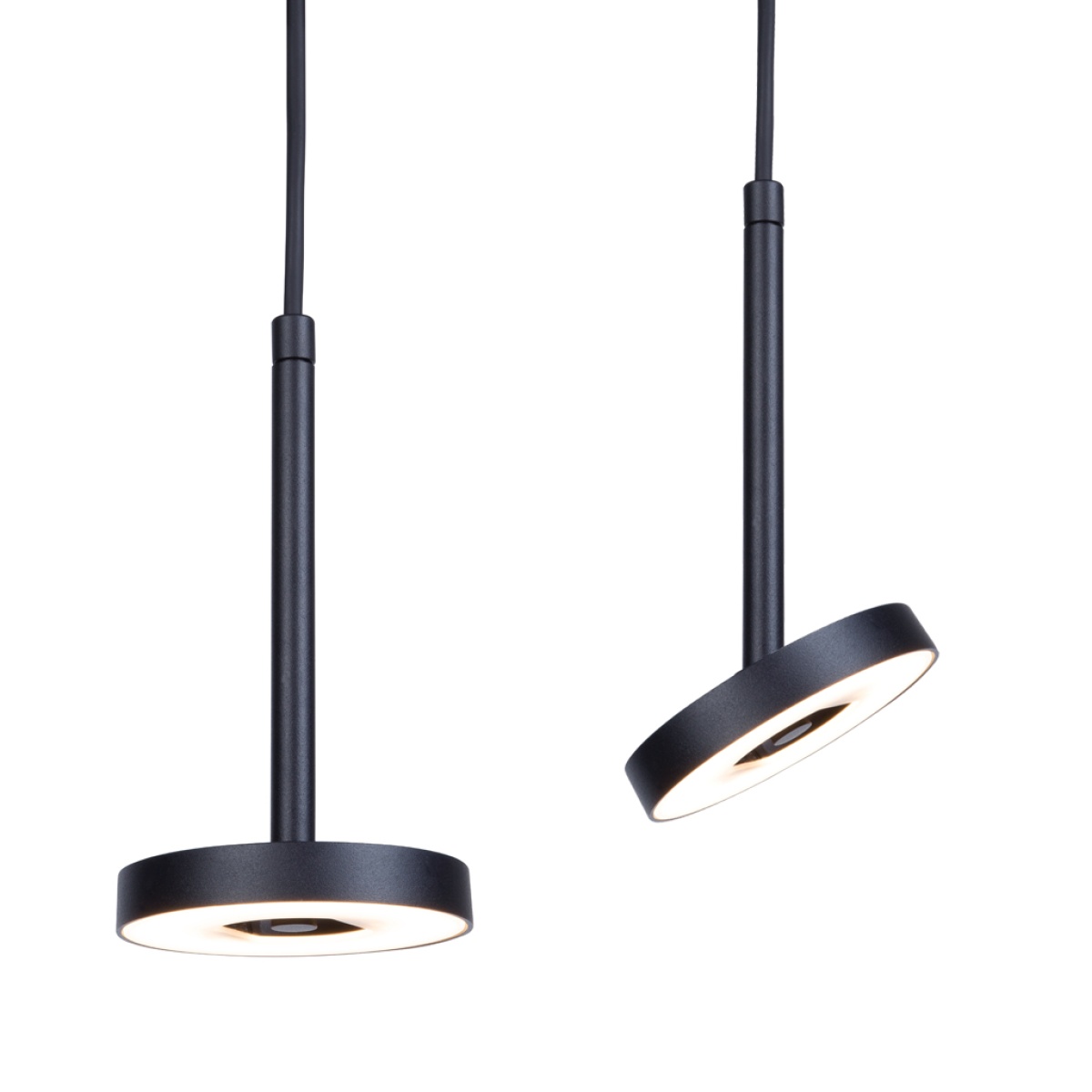 GK Κρεμαστό Φωτιστικό Nest Led 12W 3000K Μαύρο IP65  d11h20cm με καλώδιο 1.8m 230V