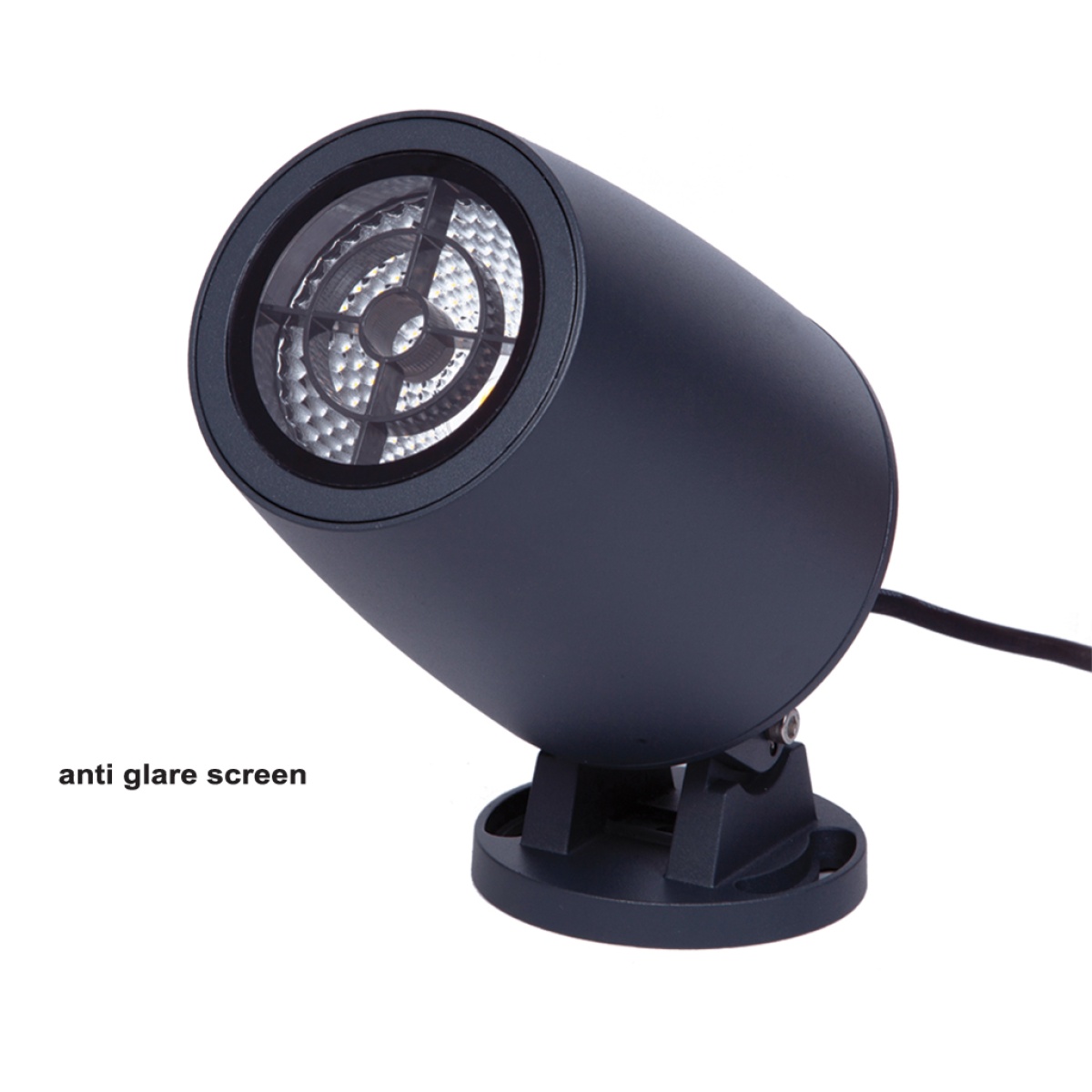 GK Κινητός Προβολέας Nestor Led 25W 3000K Ανθρακί IP65 36°,50cm 3x1mm2,5έτη εγγύηση,αντιθαμβωτικό εξάρτ