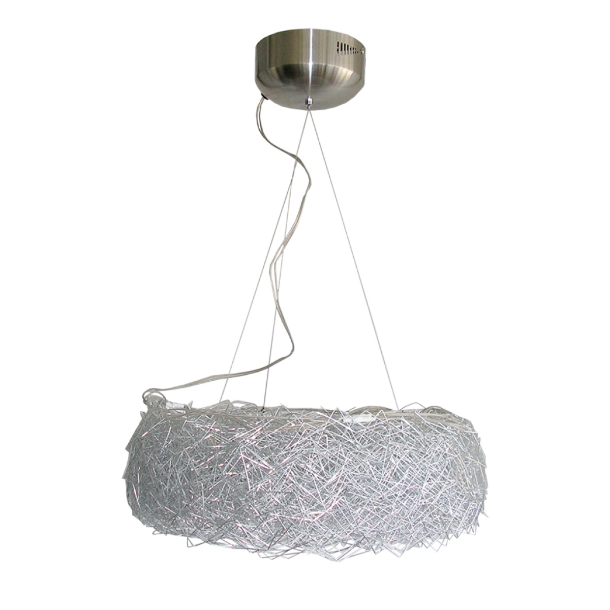 GK Κρεμαστό Φωτιστικό NEST 20xG4 (d.55-h.110cm) Νίκελ