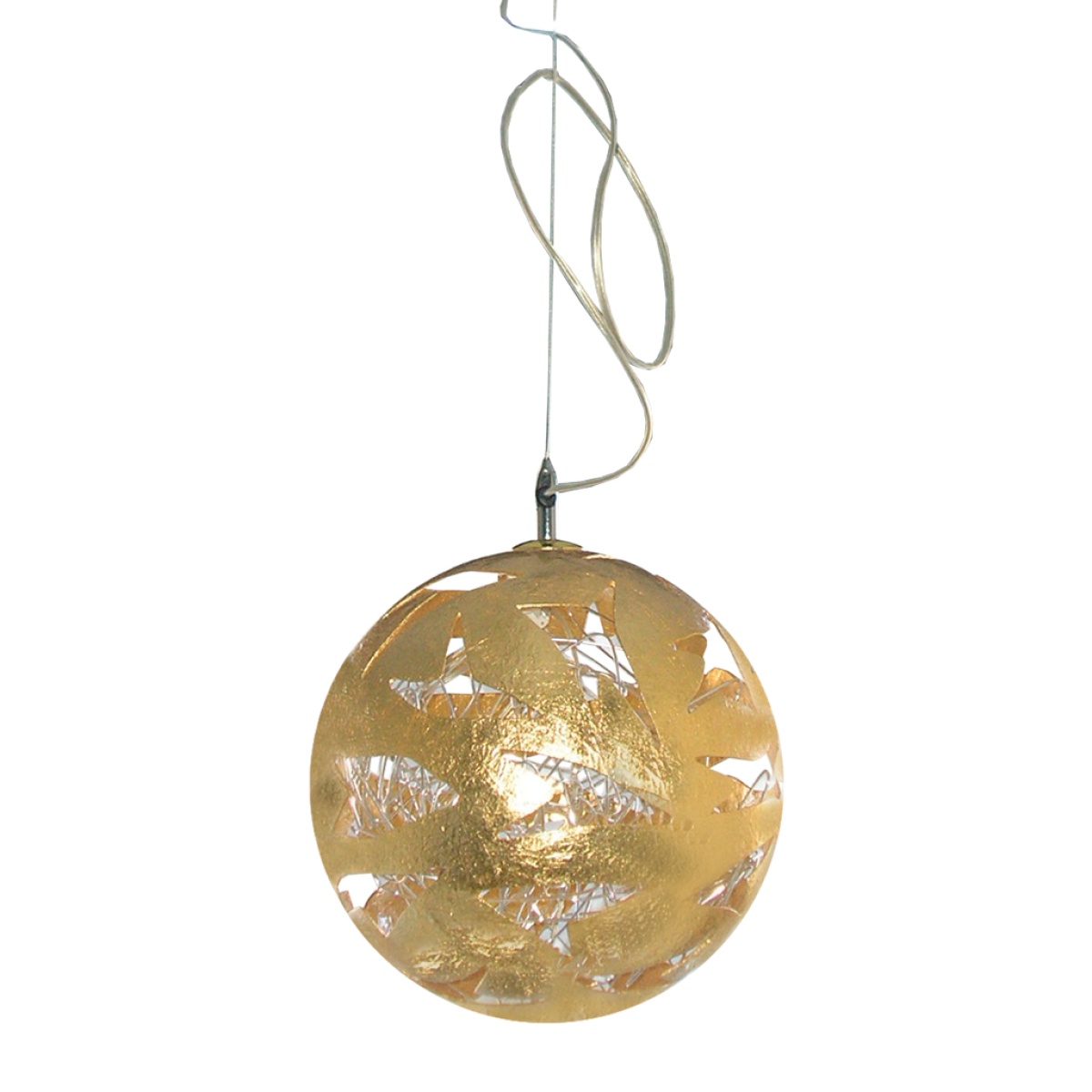 GK Κρεμαστό Φωτιστικό STELLA GOLD 6xG4 (d.30-h.120cm)