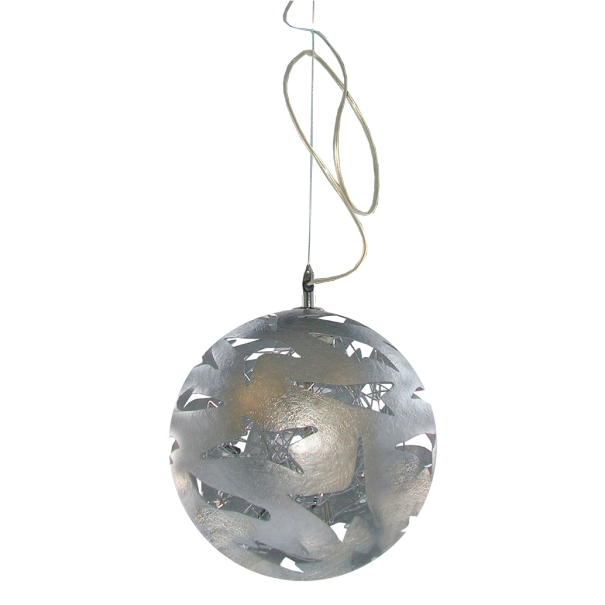 GK Κρεμαστό Φωτιστικό STELLA SILVER 6xG4 (d.30-h.120cm)