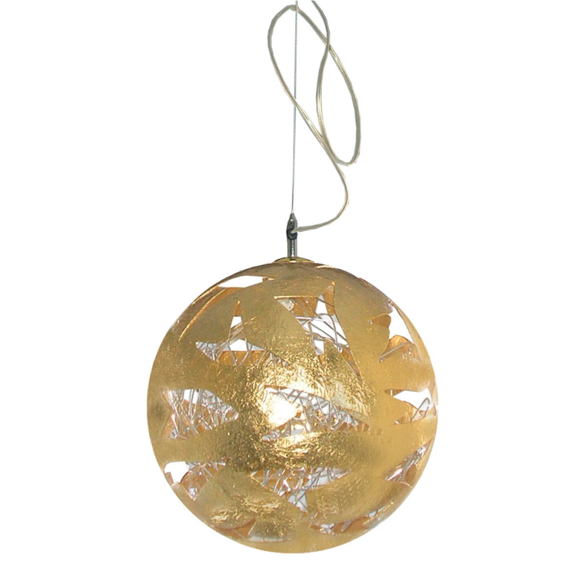 GK Κρεμαστό Φωτιστικό STELLA GOLD 10xG4 (d.40-h.120cm)