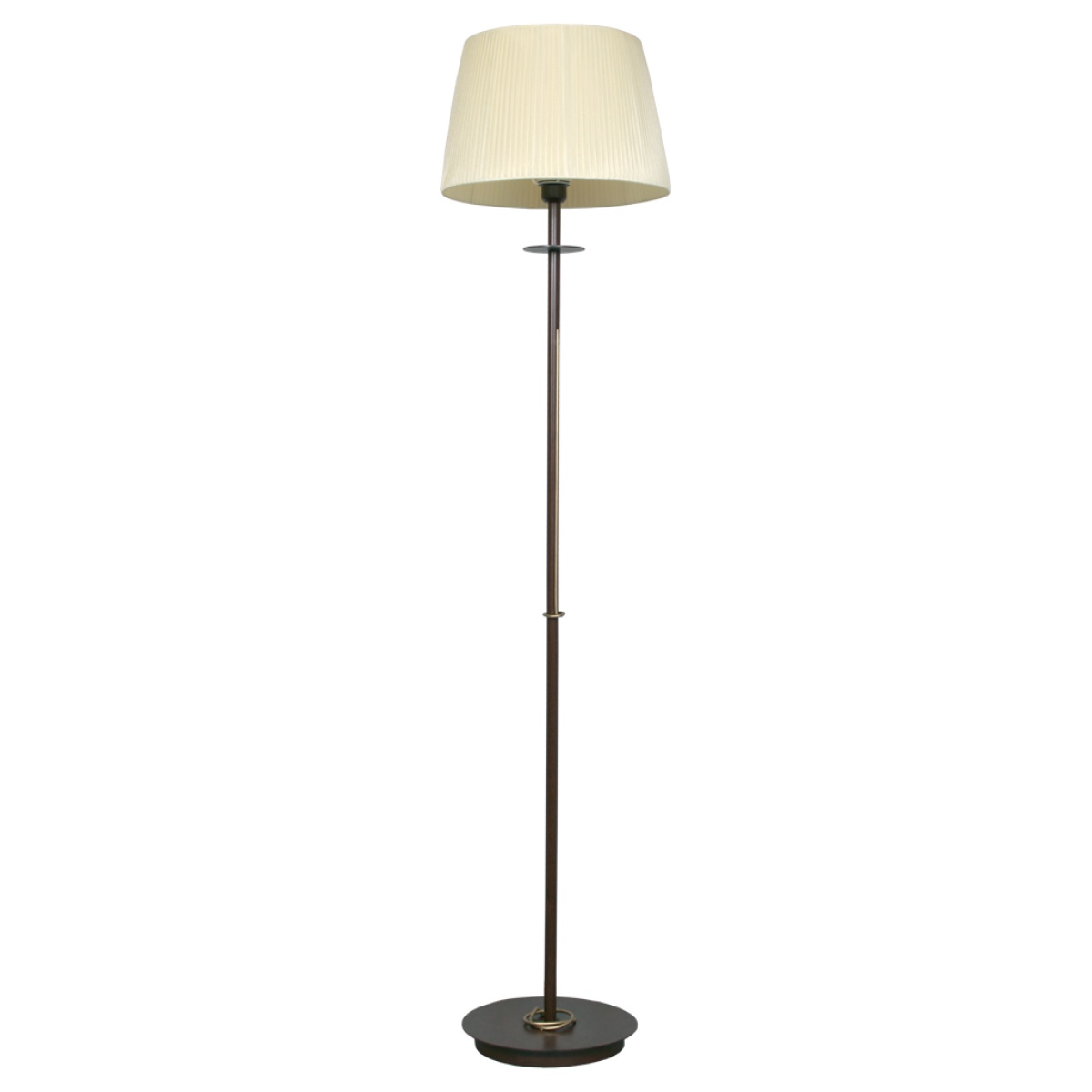 GK Φωτιστικό Δαπέδου CLASSIC1xE27 με Καπέλο Εκρού (d40-h.175cm)