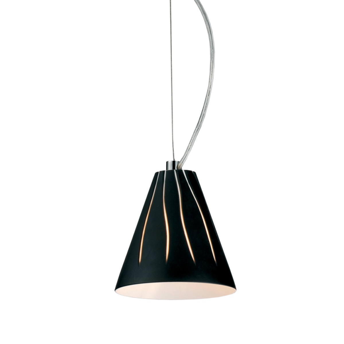 GK Κρεμαστό Φωτιστικό LUNA BLACK 1xG9  (d.12-h.13cm)