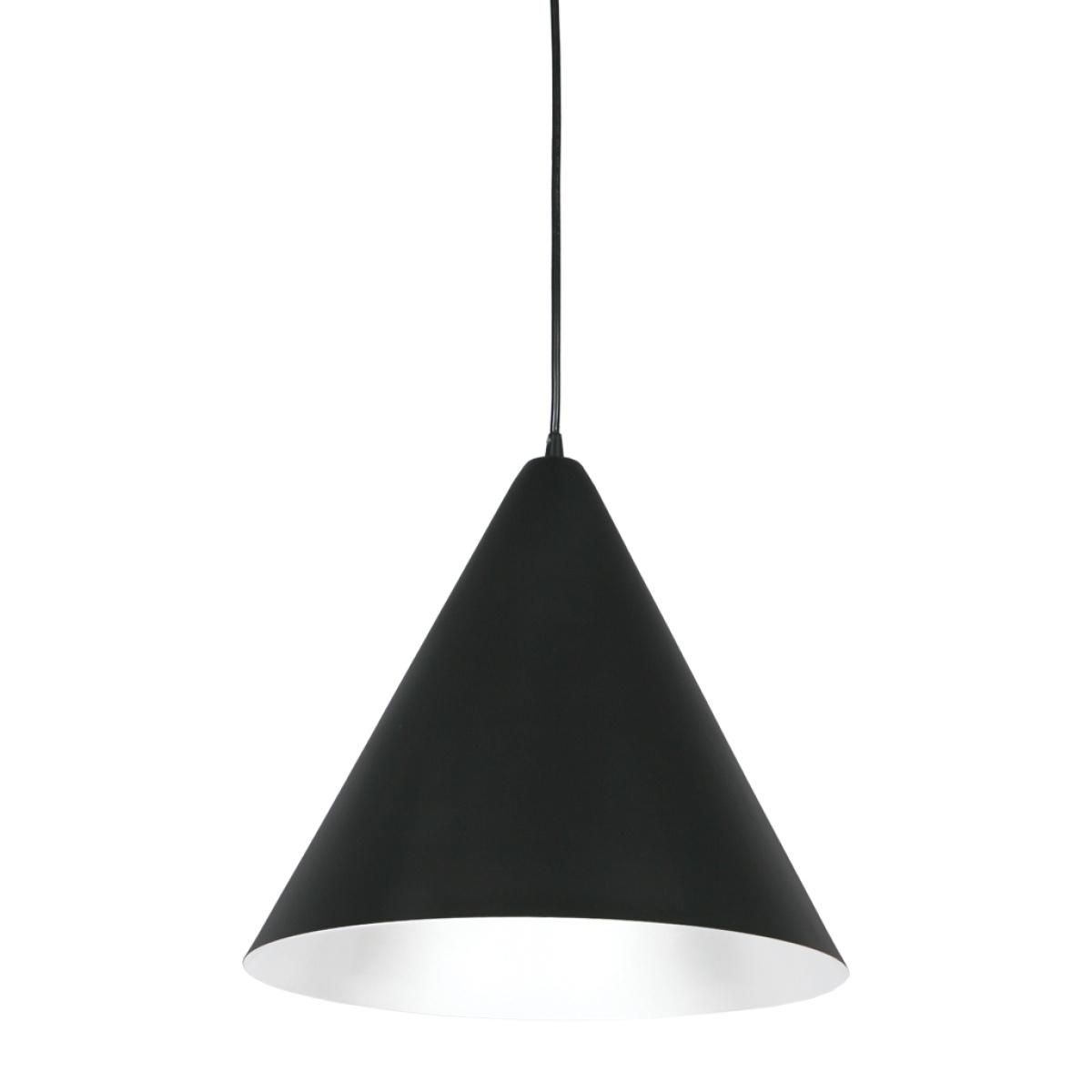 GK Κρεμαστό Φωτιστικό FERARA Μαύρο 1xE27 (d.35-h.30cm)