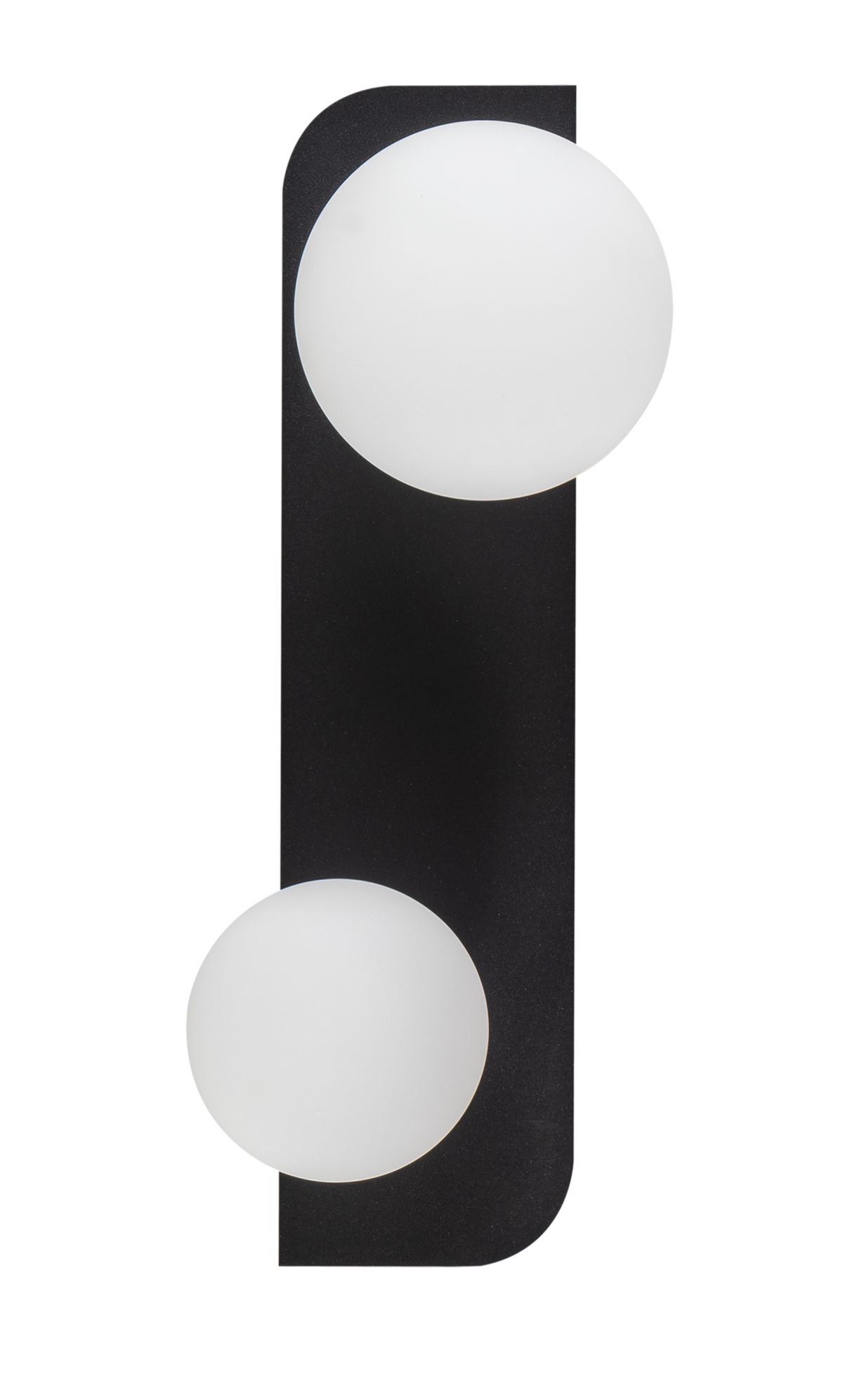 ARLIGHT WLC 2486-2 BK ΑΠΛΙΚΑ ΜΑΥΡΗ ΒΑΣΗ ΜΑΚΡΟΣΤΕΝΗ ΜΕ ΔΥΟ ΓΛΟΜΠΟΥΣ ΟΠΑΛΙΝΑ 2xG9