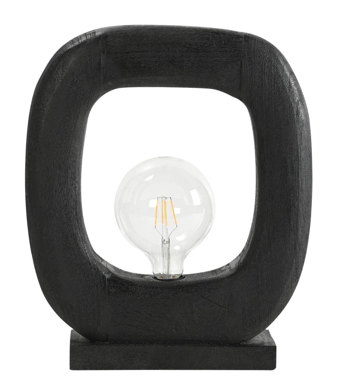 ARLIGHT TLI 6329 BK ΕΠΙΤΡΑΠΕΖΙΑ ΛΑΜΠΑ ΜΑΥΡΗ ΞΥΛΟ ΤΕΤΡΑΓΩΝΗ  1XE27